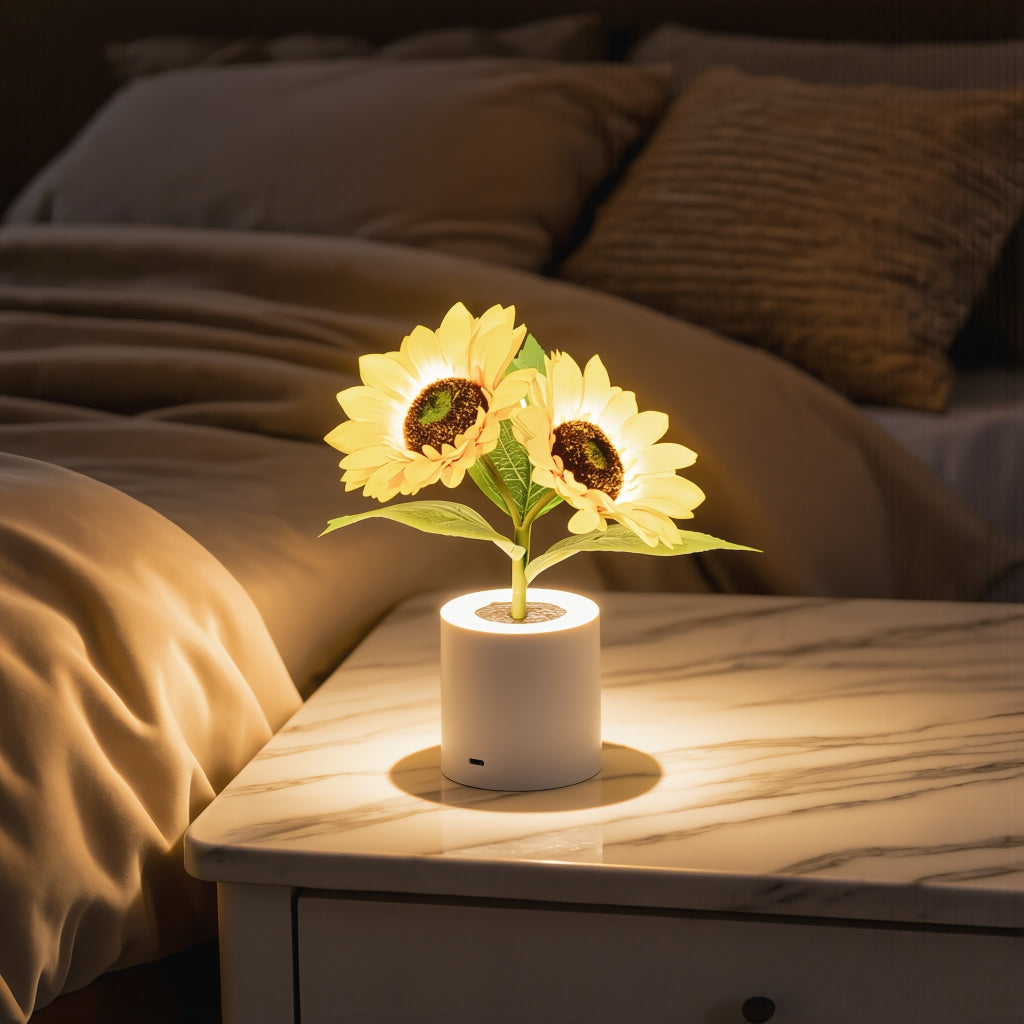 2 Head Sunflower Lamp